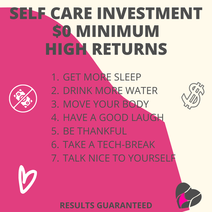 Self Care Investment- $0 Minimum and High Returns