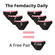 Load image into Gallery viewer, The Femdacity Daily (6 Panties +1 Free)