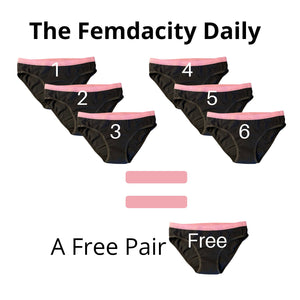 The Femdacity Daily (6 Panties +1 Free)