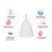 Load image into Gallery viewer, Femdacity Menstrual Cups- Specifications
